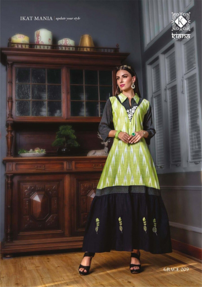 Grace Vol-1 Kiana Cotton Ekkat Printed Anarkali Kurti Grace Vol-1 Kiana Cotton Ekkat Printed Anarkali Kurti
